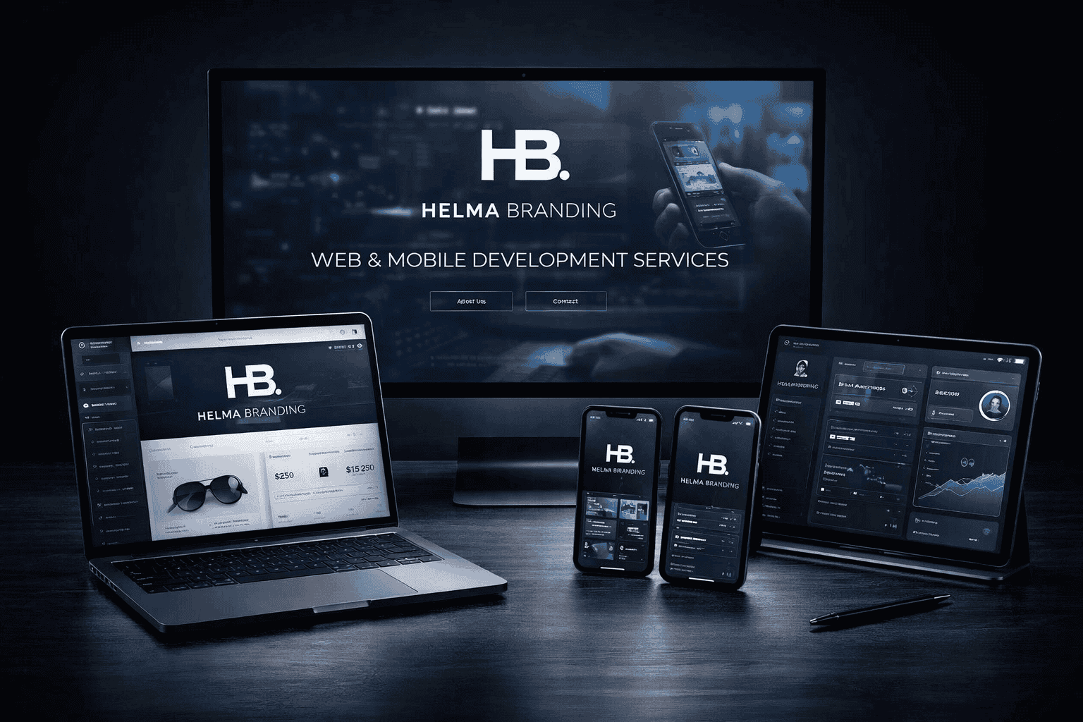 service developpement informatique de l'agence de digital helma branding